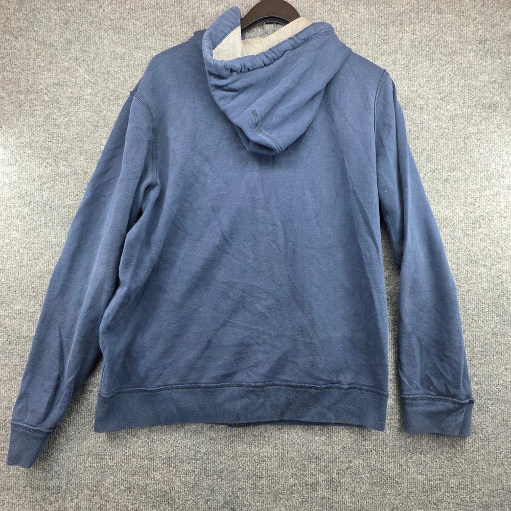Aeropostale Blue Full Zip Hoodie Graphic Sweatshirt L/G Athletic Dept 1987 - Picture 5 of 7